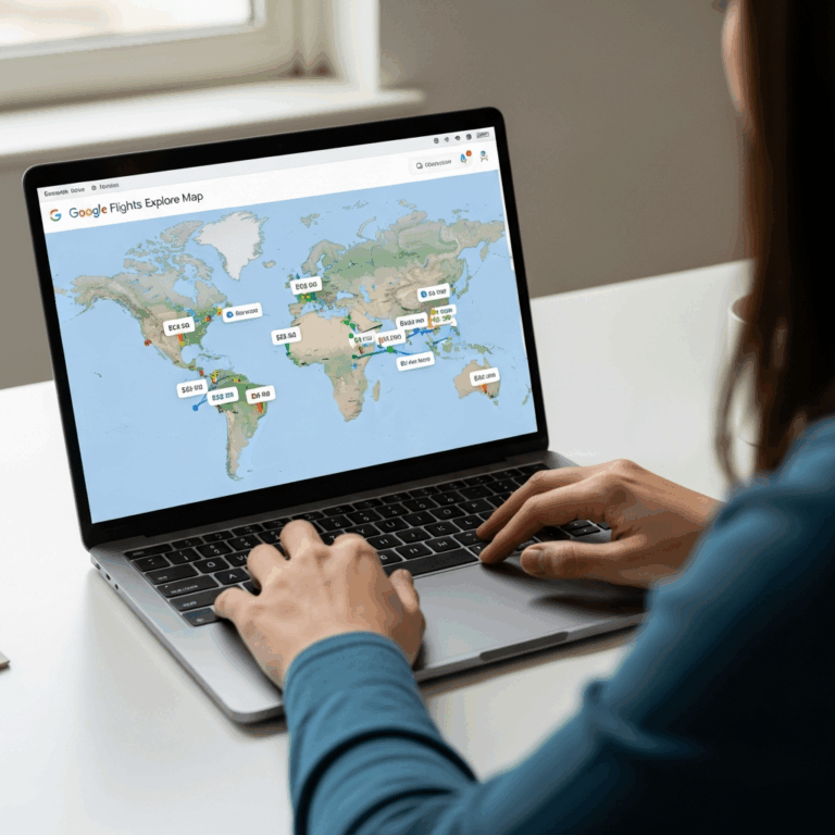 Professional photograph related to: Google Flights Explore Map — How to Find the Cheapest Flight to
